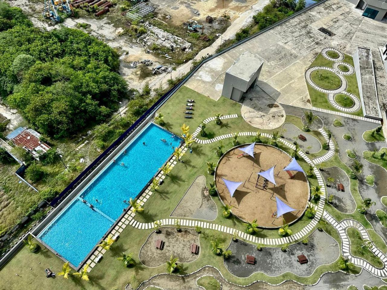 Jesselton Quay Sea & Pool View For 6 Pax Apartment โกตาคินาบาลู ภายนอก รูปภาพ